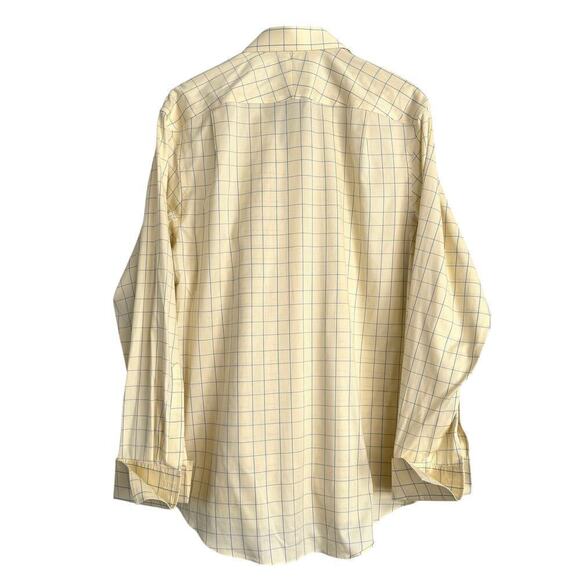 Charles Tyrwhitt Shirt Mens 18/38 Yellow Non Iron Classic Fit Button Down 2XL - Picture 3 of 7